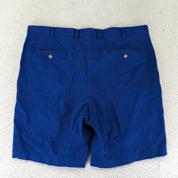 Peter Millar Cobalt Blue Chino Shorts‎ Pima Cotton Stretch Men's Size 38 20691 - Picture 2 of 5
